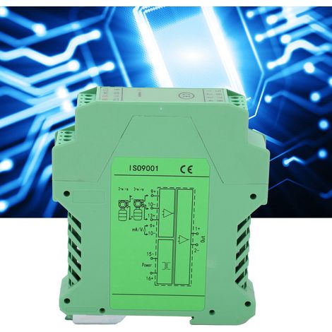 GLG DC-Signalisolator mit Strom- und Spannungstransmitter, ein Eingang und ein Ausgang, 0-10V zu 0-10V Wandlung. (1/5)