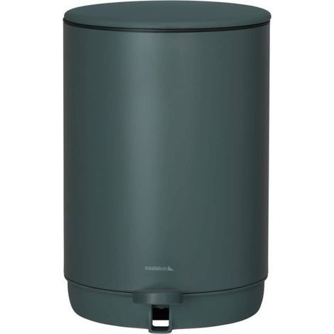 Poubelle Salle de Bain, Poubelle Toilette Wc, Poubelle à pédale, 5 l, Vert (1/2)