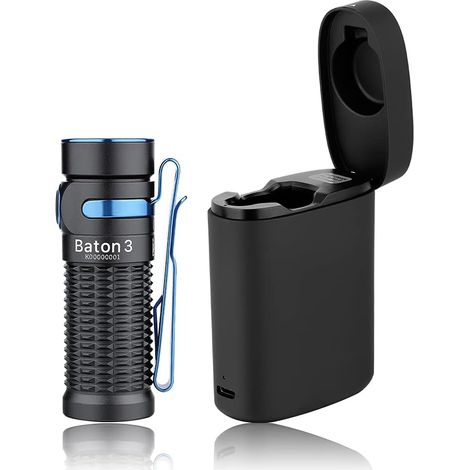 Piccola torcia magnetica con caricabatterie wireless, 1200 lumen, 6 livelli di luminosità, torcia impermeabile (1/5)