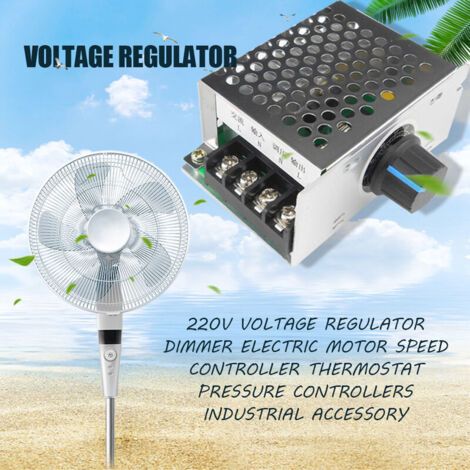 Régulateur de moteur monophasé 220 V CA, contrôleur de vitesse de moteur de ventilateur, contrôleur de courant et contrôleur de température à thyristor. (1/3)