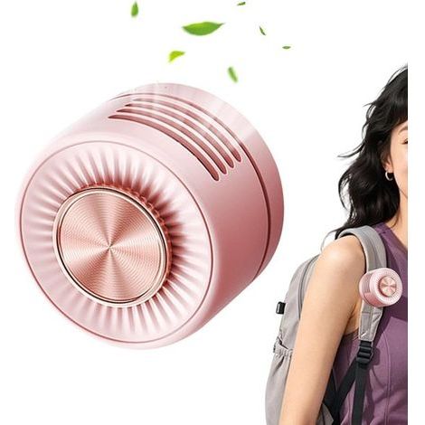 Ventilateur à pince - Rose - Mini ventilateur - Ventilateur portable (1/5)
