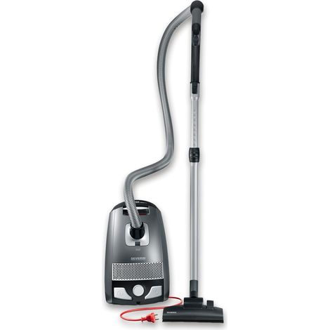 Aspirateur puissant et maniable avec brosse parquet, Aspirateur traineau avec sac et grand rayon d'action de 9 m, Aspirateur traîneau livré avec 2 sacs de 3 litres, BC 7045 (1/5)