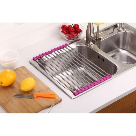 Étagère de rangement pour cuisine,Égouttoir et/ou Repose Plat Pliable (1/5)