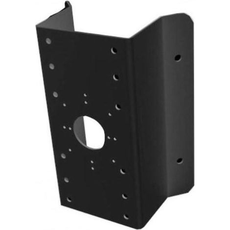 Hikvision DS-1476ZJ-SUS Soporte de esquina negro acero inoxidable (1/2)