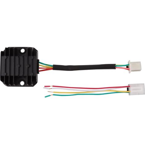 4 Fils 12V Redresseur de Régulateur de Tension Remplacement pour GY6 50cc 150cc 125cc Scooter Cyclomoteur ATV (1/5)