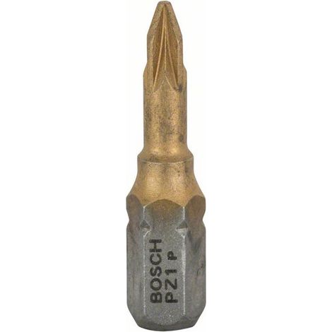 Bosch 25x  punta avvitatore  Max Grip,  PH 1,  25 mm  - 2607002487
