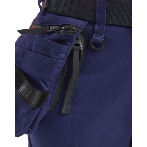 Pantalon de travail stretch haute-visibilité femme feMyanMare 7030 Marine/Orange fluo L - FR(44) - SE(C42) - Courtes