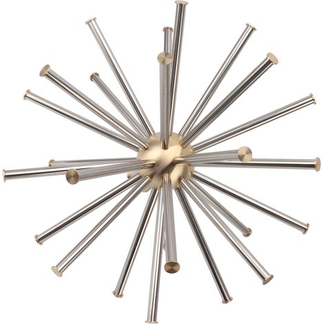 Buse de fontaine en laiton et acier inoxydable de type pissenlit, arroseur à boule de cristal pour piscine et aménagement paysager, G1 pouce (1/5)