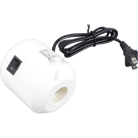 Pompe à air électrique blanche pour sacs de rangement, puissante, efficace et facile à utiliser, prise US 110 V, pour sacs de compression (1/5)
