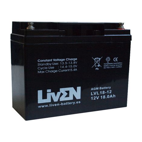 Batería para juguete 12v 18ah AGM