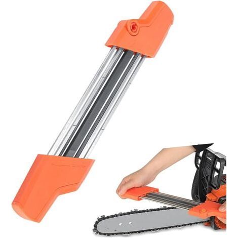 Chainsaw Sharpener 3/8inp 4.0mm,Chainsaw Sharpening Tool,2 in 1 Chain Sharpener Compatible with STIHL 56057504303 (1/4)