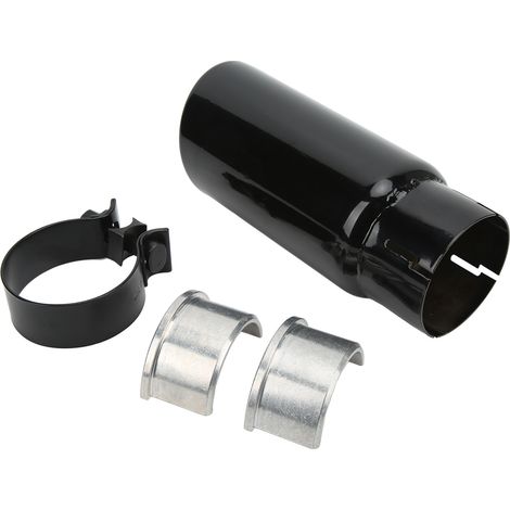 Embout de silencieux d'échappement en métal avec pince entrée extensible PT932-35180-02 remplacement pour Tacoma 2005-2020 noir