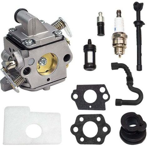 MS170 MS180 C1Q S57A Carburateur pour tronçonneuse STIHL 017 018 MS 170 180 180C MS170 MS180 MS170C MS180C avec kit de réglage de filtre à air (1/5)