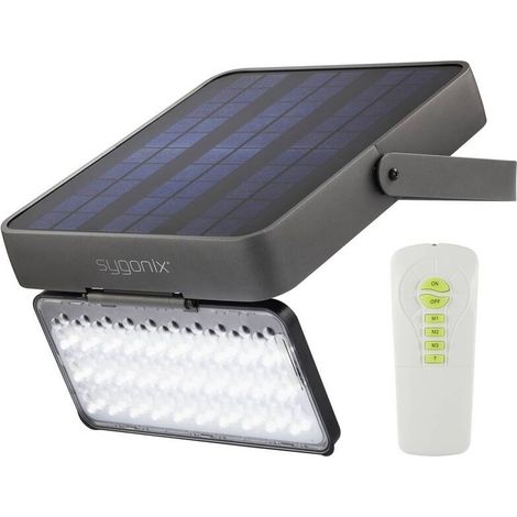[NEUWERTIG] B-Ware Sygonix Solar Außenwandleuchte Wandleuchte Wandlampe Led 30 W Neutralweiß Schwarz (1/2)