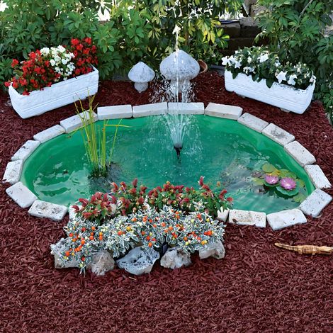 Laghetto nemi con pompa gda 1500 uvc da 5 watt giardino arredo esterno (1/5)