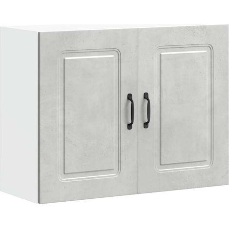 Küchen-Hängeschrank Kalmar Betongrau Holzwerkstoff