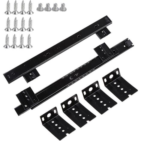 Ausziehbare Tastaturablage unter dem Schreibtisch mit ausziehbarer Schublade -