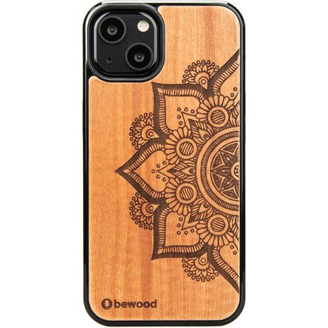 Custodia in legno per iPhone 13 MANDALA MELO (1/3)