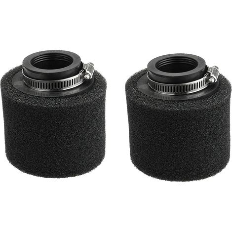 Set of 2 black double foam air filters 38 mm for 110/125/150 cc Pit Dirt Bike ATV (1/5)
