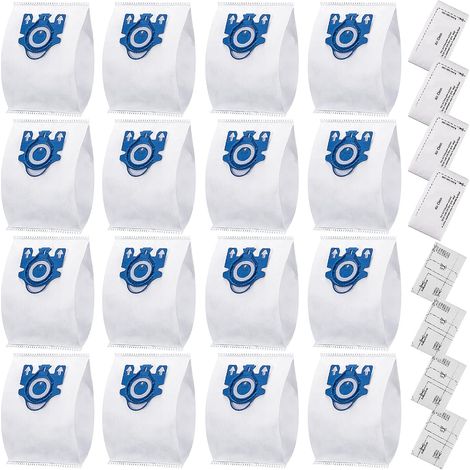 Pack de 16 bolsas de aspiradora GN 3D para Miele AirClean con 4 filtros de protección del motor y 4 filtros AirClean (1/5)