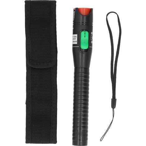 Localisateur de Fautes Visuel Source Lumineuse Puissante Détection Rapide et Précise Connecteur 2,5mm Stylo Lumineux Rouge Testeur Fibre Optique 30A (>30mW Puissance Optique) (1/5)