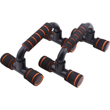 Supports Pour Pompes - Design Incliné - Antidérapant - En Mousse Élastique - Pour Entraînement Du Haut Du Corps - Lot De 2 (1/5)