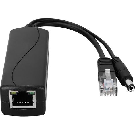 Adaptateur secteur PoE 48 V vers 12 V avec injecteur et répartiteur pour Huawei et Hikvision (1/5)