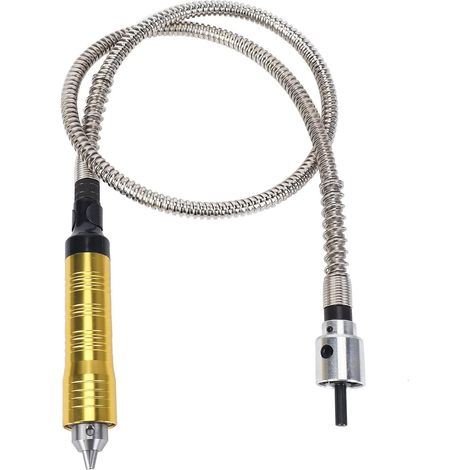 Arbre flexible pour meuleuse rotative, compatible avec les pièces à main de +0,3 à +6,5 mm, accessoires pour perceuse électrique. (1/5)