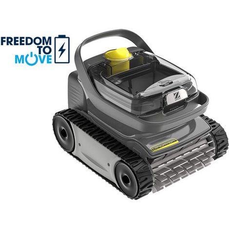 Zodiac – Robot piscine sans fil – Nettoyage fond et parois jusqu'à 8 x 4 m – Autonomie 2 heures – Filtration 150 microns – Léger 6 kg