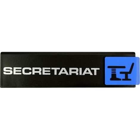 Plaque de porte Secretariat - Europe design 175x45mm - 4260662