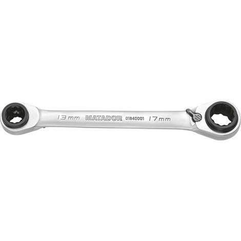 Matador Schraubwerkzeuge 01840001 Kit di chiavi a cricchetto doppio Misura (metrica) 10 - 19 mm (1/5)