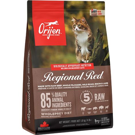 ORIJEN Regional Red Cat - croquettes pour chat - 1,8 kg (1/2)