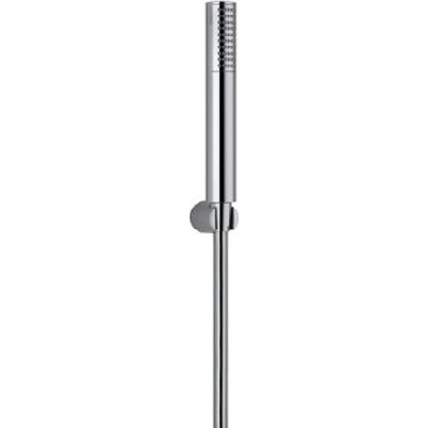 Plieger Napoli Ensemble de baignoire avec barre de douche à main 1 position, support mural et flexible de douche 150cm inclus, chromé (1/3)
