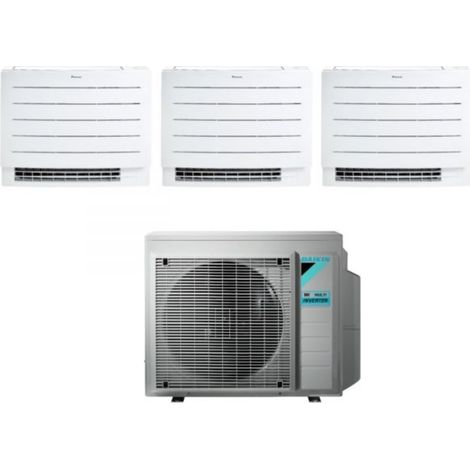 daikin floor standing trial split aire acondicionado perfera serie fvxm-a 9+9+12 con 3mxm52n r-32 wi-fi integrado 9000+9000+12000 con mando a distancia por infrarrojos incluido garantía italiana - nue