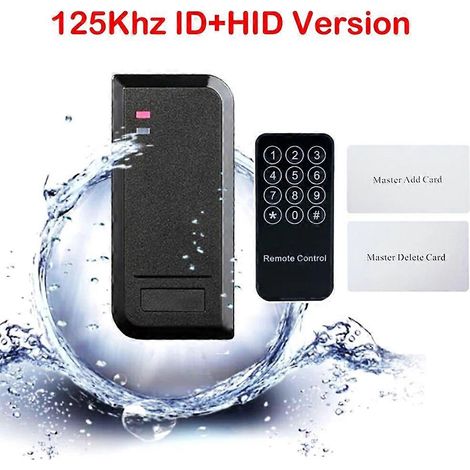 Système de contrôle d'accès RFID 125 kHz étanche IP66 pour 2 000 utilisateurs avec carte de gestion S2EMS2X ID HID (1/5)