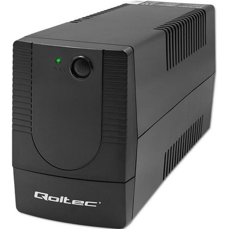 Qoltec 53774 sistema de alimentación ininterrumpida (UPS) Línea interactiva 1 kVA 600 W 1 salidas AC (1/4)