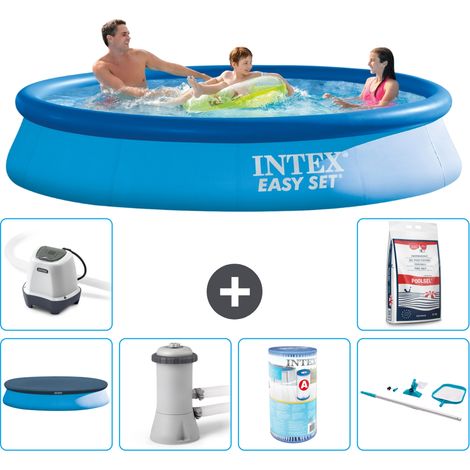 Intex Piscine Easy Set Ronde - 366x76 cm - 7-pièces S40610 (1/5)
