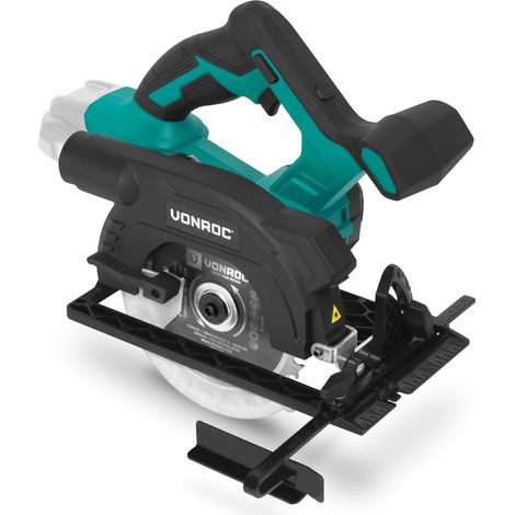 VONROC - Scie circulaire sans fil 20V 150 mm sans batterie ni chargeur