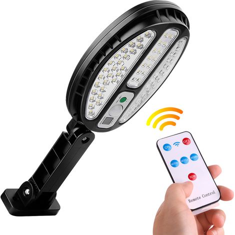 Lampe solaire LED extérieure pour jardin, lampe solaire de rue (1 pièce)-AquaForge