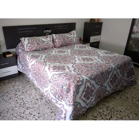 Colchas De Cama Cama 135CM 100% Poliéster Colcha Bouti 230X260CM Dos Almohadas 57X75CM Marrakech (1/5)