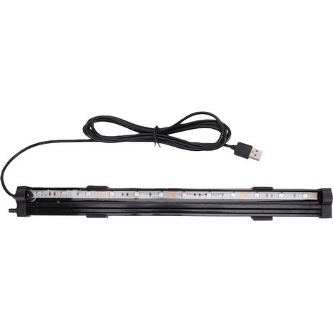 Aquarium LED Light Bubble Wall USB Multi Couleur Changeante Submersible Fish Tank pour Décor 32cm / 12.6in: 2W, Convient aux Aquariums ≤400mm (1/5)