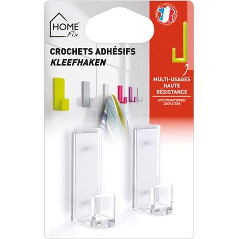 Crochet Adhésif Home Fix Cristal Gm Bl2 - Home Fix (1/3)