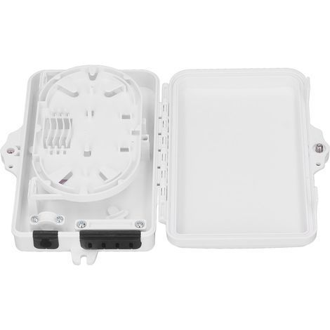 Boîtier de distribution fibre optique 4 cœurs IP65 étanche à monter au mur pour usage intérieur et extérieur (1/5)