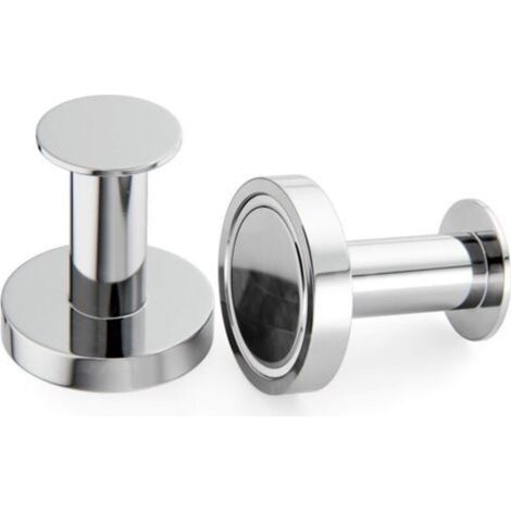 Set of 2 powerful magnetic hooks for hanging coats and bags. (1/5)