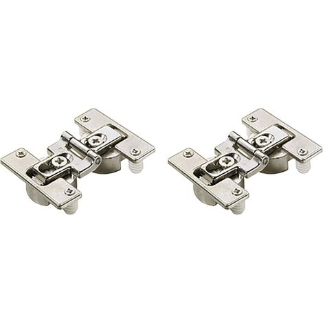 WingLine L Mittelscharniere 2-er Set einstellb. Fuge u. Drehpunkt z. aufschr. (1/5)