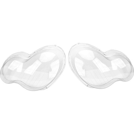 paire de caches de phares transparents haute visibilité pour phares avant gauche et droit, compatibles avec Mercedes-Benz Classe C W203. (1/5)