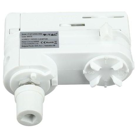 4 LUCI DELLA PISTA ADATTATORE BIANCO (1/5)