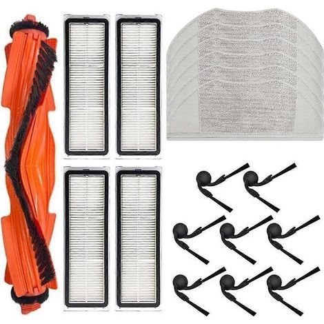 Filtre pour aspirateur brosse pour aspirateur Filtre de brosse pour aspirateur filtre de 19PCS Main Side Brosse HEPA Filtres Serpillière Cloth pour Xiaomi Robot Aspirateur S40/OV81 (1/5)