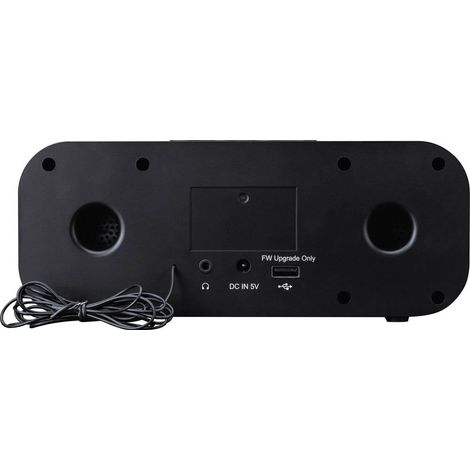 Lenco DIR-121BK Radio Internet da tavolo DAB+ Nero (1/5)