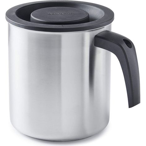 Verre doseur résistant à la chaleur avec couvercle de 2 l - Pour mesurer et chauffer directement les liquides sur la cuisinière - Passe au lave-vaisselle. 25671 (1/5)